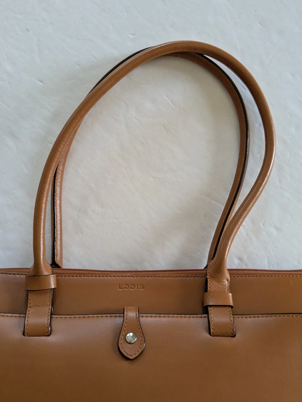 Lodis Audrey Jessica Leather Shoulder Computer Work Bag